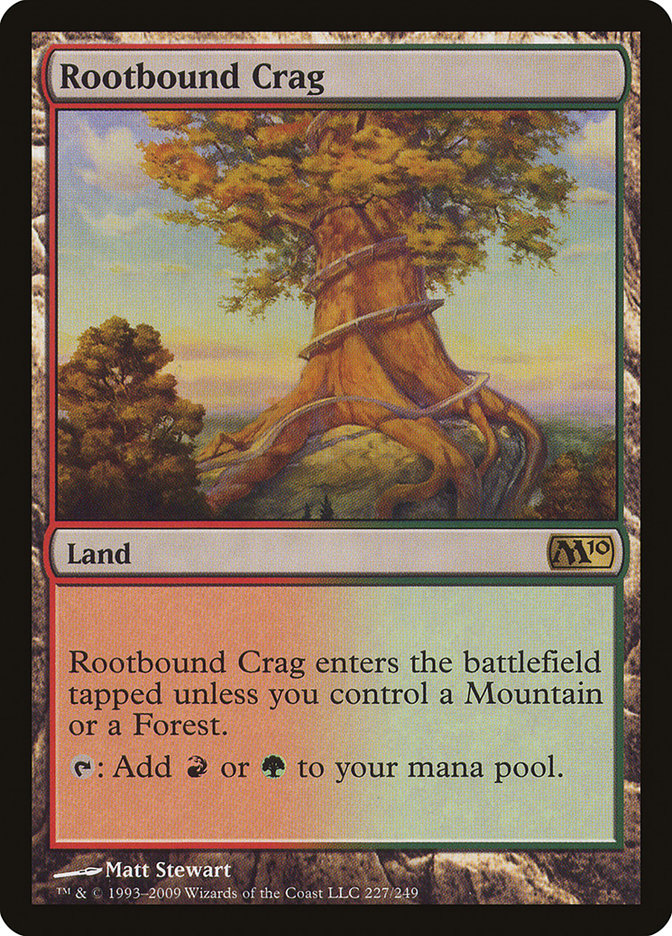 Rootbound Crag [Magic 2010] Foil