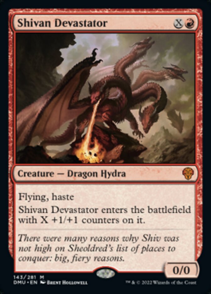 Shivan Devastator [Dominaria United] Foil