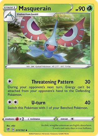 Masquerain (011/192) [Sword & Shield: Rebel Clash] Reverse Holofoil
