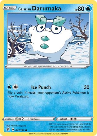 Galarian Darumaka (047/192) [Sword & Shield: Rebel Clash] Reverse Holofoil