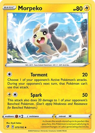 Morpeko (073/192) [Sword & Shield: Rebel Clash] Holofoil