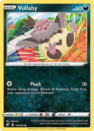 Vullaby (119/192) [Sword & Shield: Rebel Clash] Reverse Holofoil