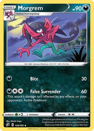 Morgrem (124/192) [Sword & Shield: Rebel Clash] Reverse Holofoil