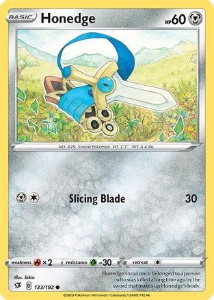 Honedge (133/192) [Sword & Shield: Rebel Clash] Reverse Holofoil