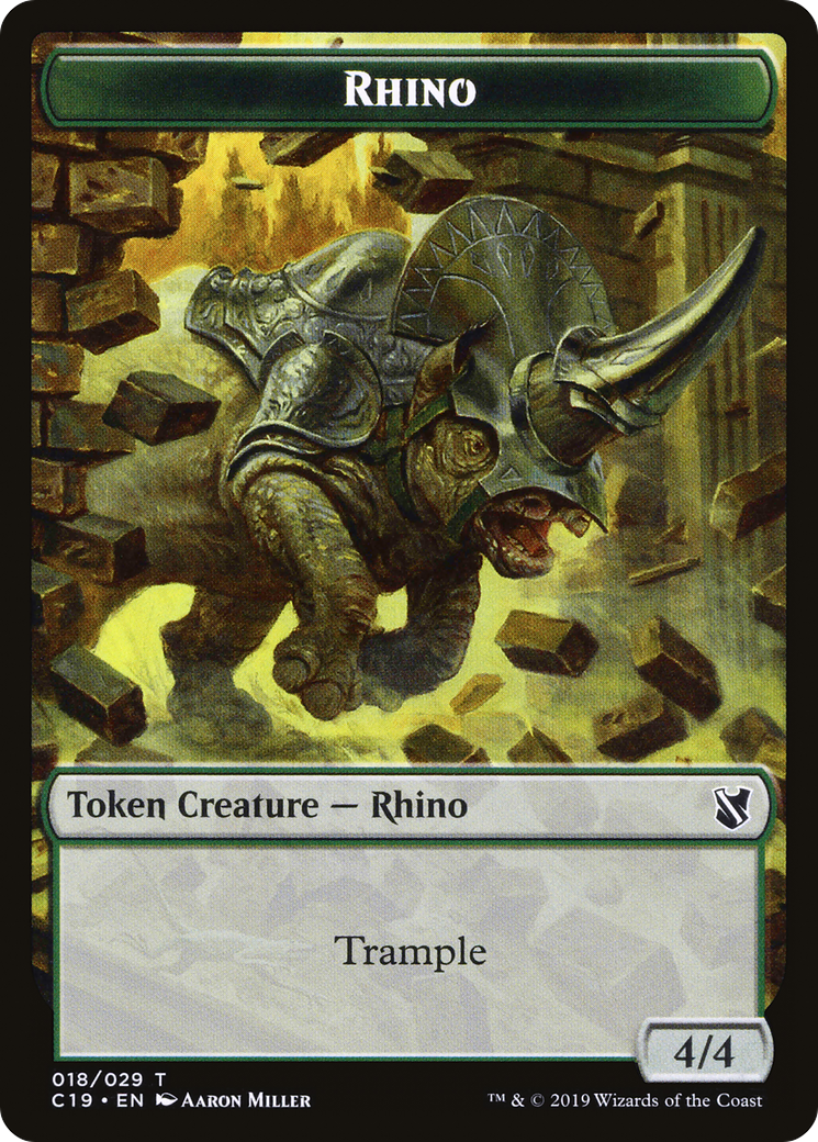 Rhino  [Commander 2019 Tokens]