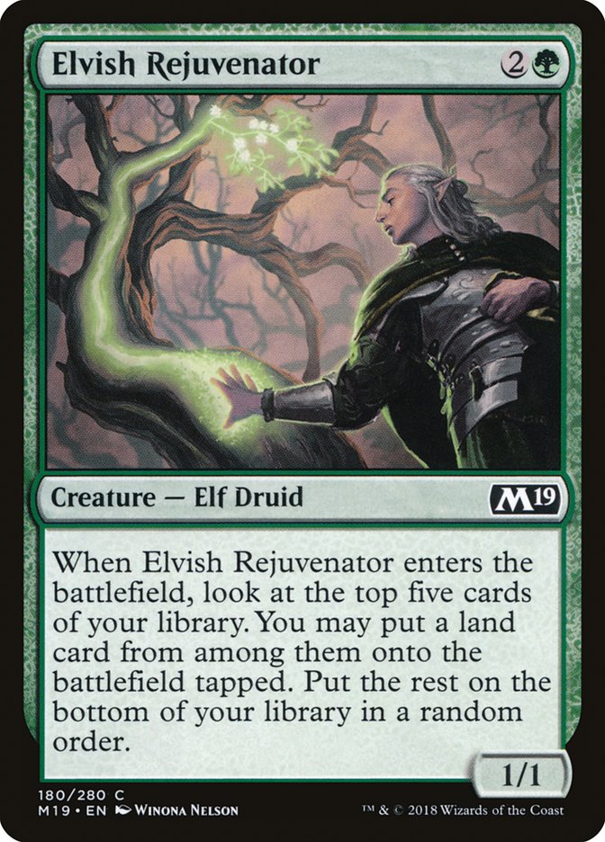 Elvish Rejuvenator [Core Set 2019] Foil