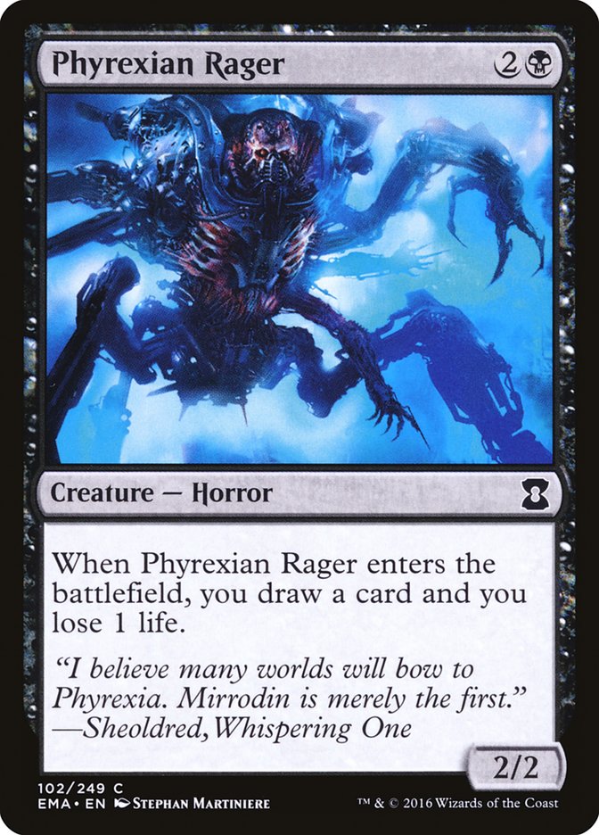 Phyrexian Rager [Eternal Masters] Foil