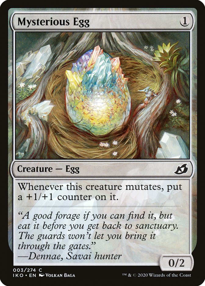 Mysterious Egg [Ikoria: Lair of Behemoths] Foil