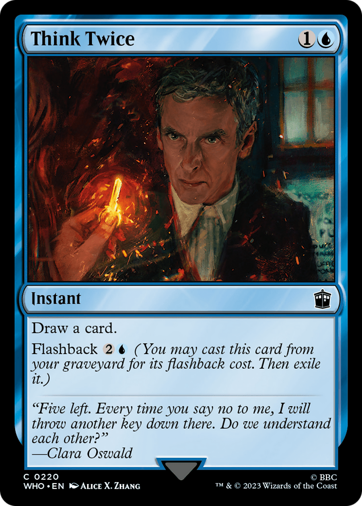 Think Twice [Doctor Who] Foil