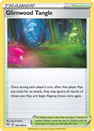 Glimwood Tangle (162/189) [Sword & Shield: Darkness Ablaze] Reverse Holofoil