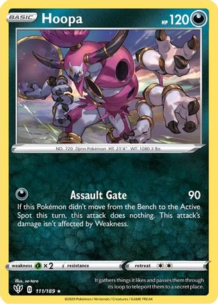 Hoopa (111/189) [Sword & Shield: Darkness Ablaze] Reverse Holofoil