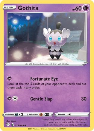 Gothita (073/189) [Sword & Shield: Darkness Ablaze] Reverse Holofoil