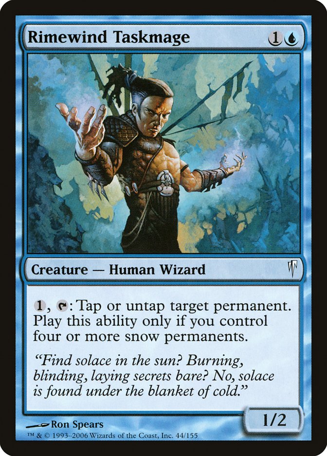 Rimewind Taskmage [Coldsnap] Foil