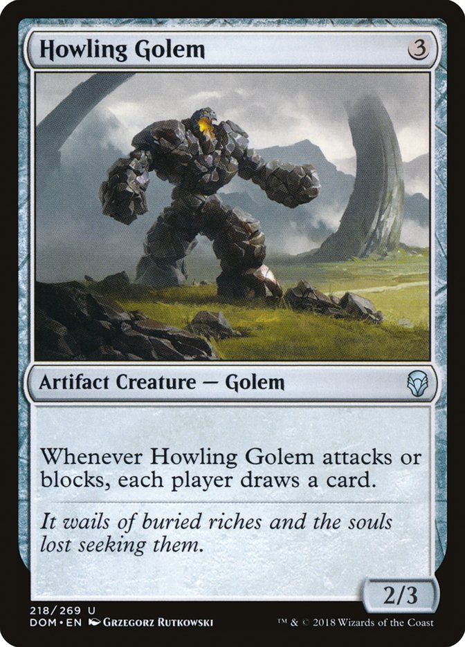 Howling Golem [Dominaria] Foil