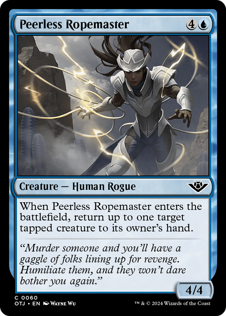 Peerless Ropemaster [Outlaws of Thunder Junction] Foil