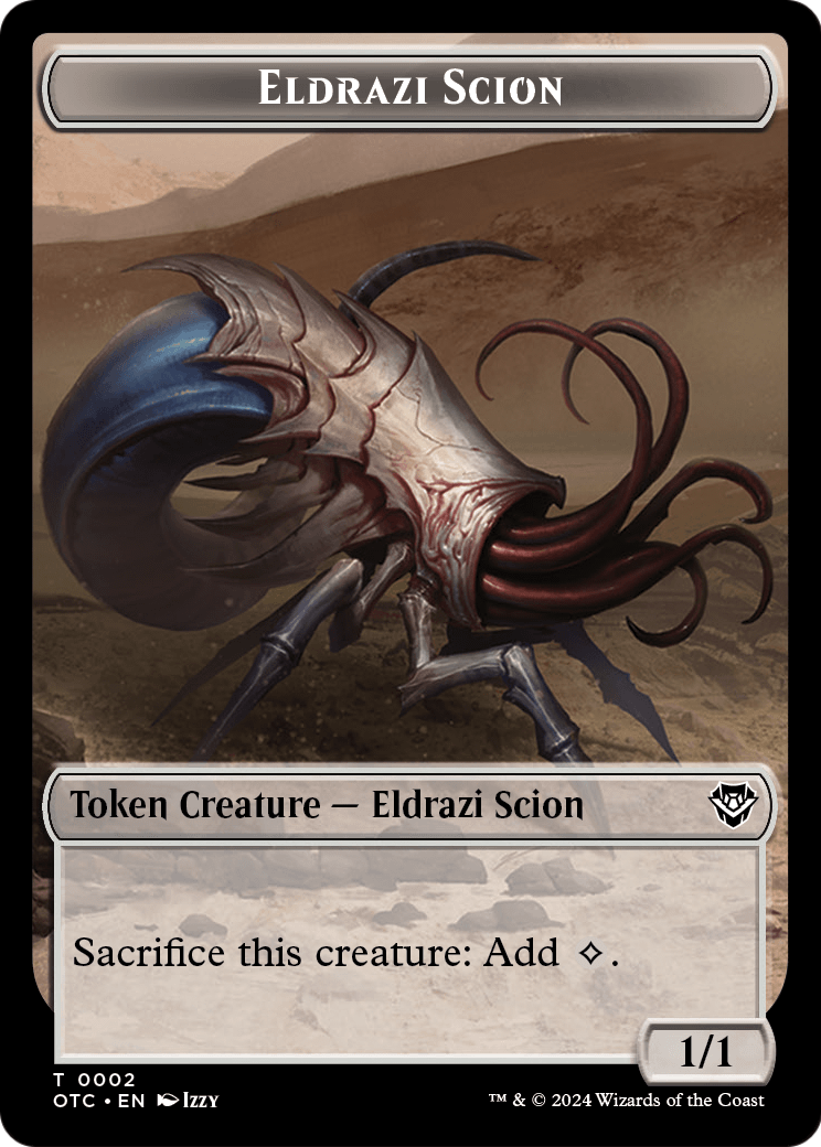 Eldrazi Scion  [Outlaws of Thunder Junction Commander Tokens]