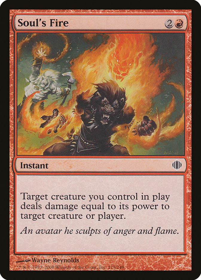 Soul's Fire [Shards of Alara] Foil