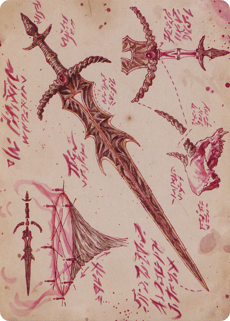 Blackblade Reforged // Blackblade Reforged  [The Brothers' War Art Series] (Borderless) Foil
