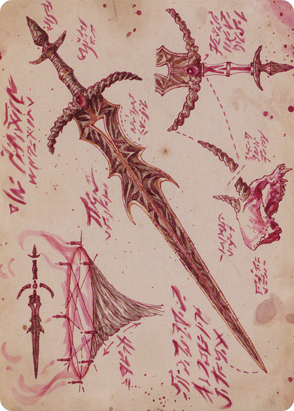 Blackblade Reforged // Blackblade Reforged  [The Brothers' War Art Series] (Borderless) Foil
