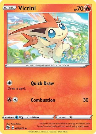 Victini (007/073) [Sword & Shield: Champion's Path] Reverse Holofoil