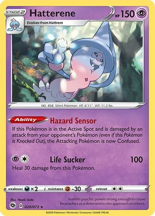 Hatterene (020/073) [Sword & Shield: Champion's Path] Reverse Holofoil