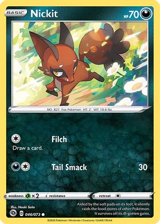 Nickit (046/073) [Sword & Shield: Champion's Path] Reverse Holofoil