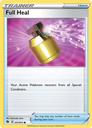 Full Heal (051/073) [Sword & Shield: Champion's Path] Reverse Holofoil