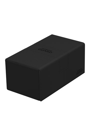 Ultimate Guard Twin Flip n Tray 200+ XenoSkin Monocolor Black Deck Box