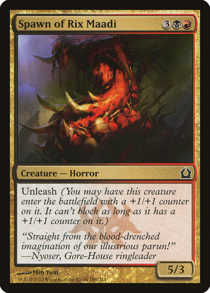 Spawn of Rix Maadi [Return to Ravnica] Foil