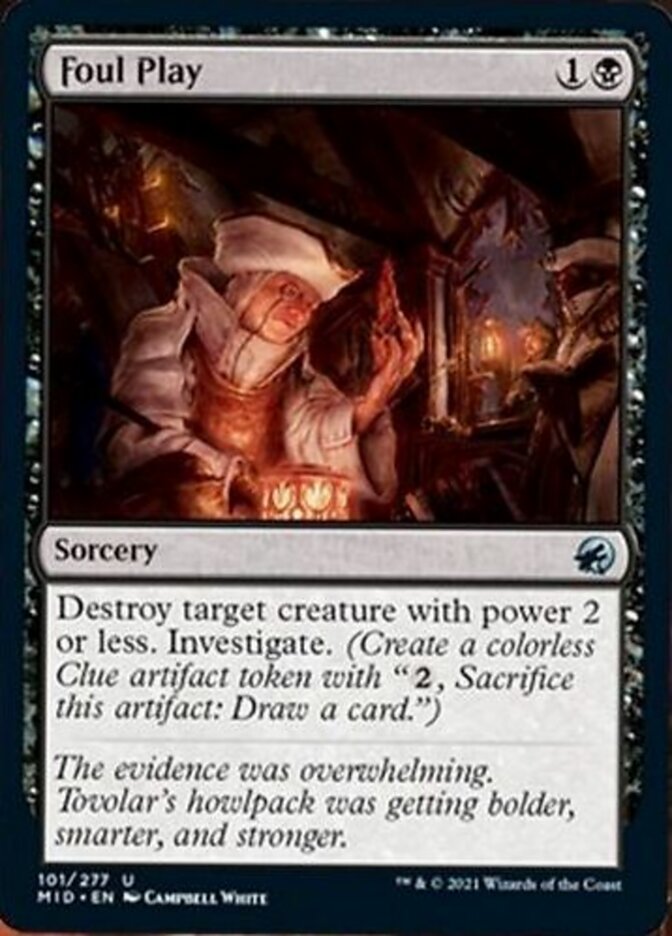 Foul Play [Innistrad: Midnight Hunt] Foil