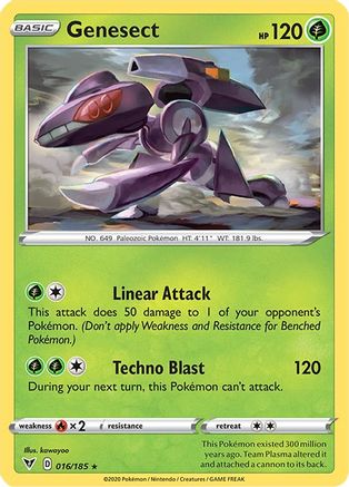 Genesect (016/185) [Sword & Shield: Vivid Voltage] Reverse Holofoil