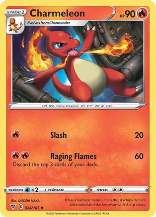 Charmeleon (024/185) [Sword & Shield: Vivid Voltage] Reverse Holofoil