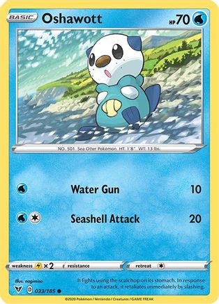 Oshawott (033/185) [Sword & Shield: Vivid Voltage] Reverse Holofoil