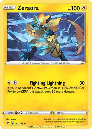 Zeraora (061/185) [Sword & Shield: Vivid Voltage] Reverse Holofoil