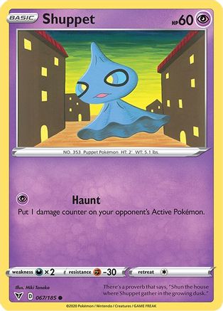 Shuppet (067/185) [Sword & Shield: Vivid Voltage] Reverse Holofoil