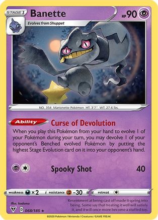 Banette (068/185) [Sword & Shield: Vivid Voltage] Reverse Holofoil