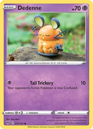 Dedenne (077/185) [Sword & Shield: Vivid Voltage] Reverse Holofoil
