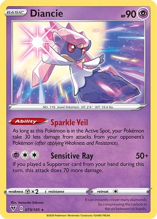 Diancie (079/185) [Sword & Shield: Vivid Voltage] Reverse Holofoil