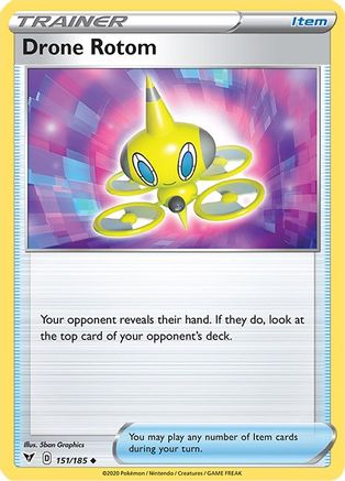 Drone Rotom (151/185) [Sword & Shield: Vivid Voltage] Reverse Holofoil