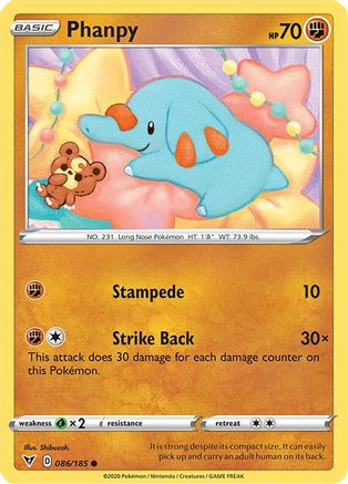 Phanpy (086/185) [Sword & Shield: Vivid Voltage] Reverse Holofoil