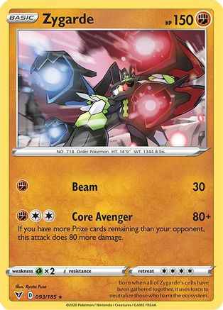 Zygarde (093/185) [Sword & Shield: Vivid Voltage] Reverse Holofoil