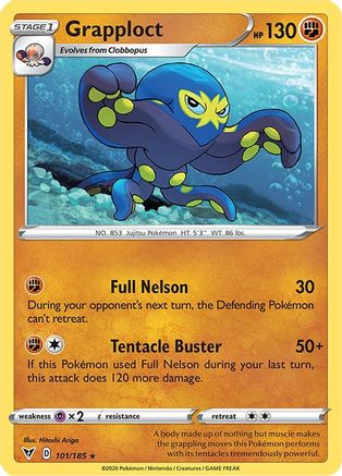 Grapploct (101/185) [Sword & Shield: Vivid Voltage] Reverse Holofoil