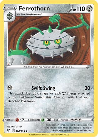 Ferrothorn (124/185) [Sword & Shield: Vivid Voltage] Reverse Holofoil