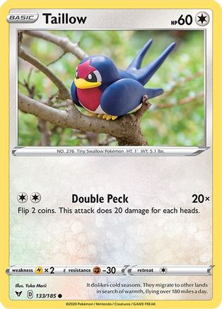 Taillow (133/185) [Sword & Shield: Vivid Voltage] Reverse Holofoil