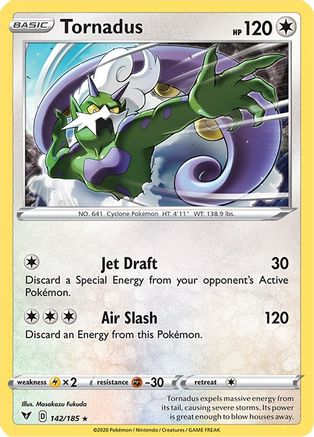 Tornadus (142/185) [Sword & Shield: Vivid Voltage] Reverse Holofoil