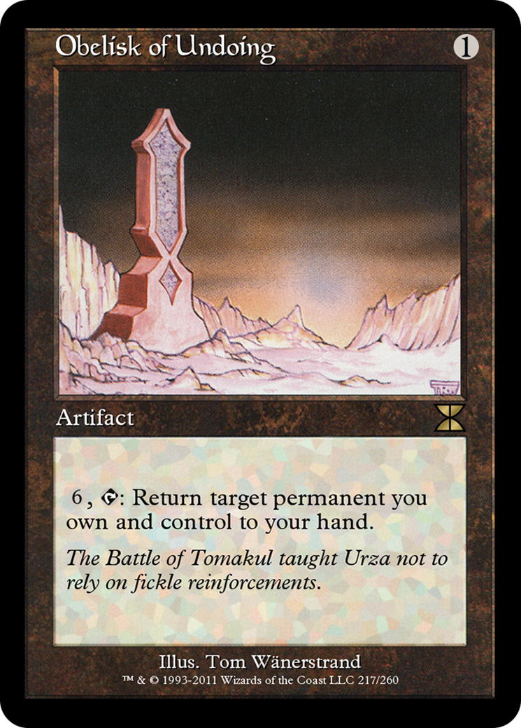 Obelisk of Undoing  [Masters Edition IV]