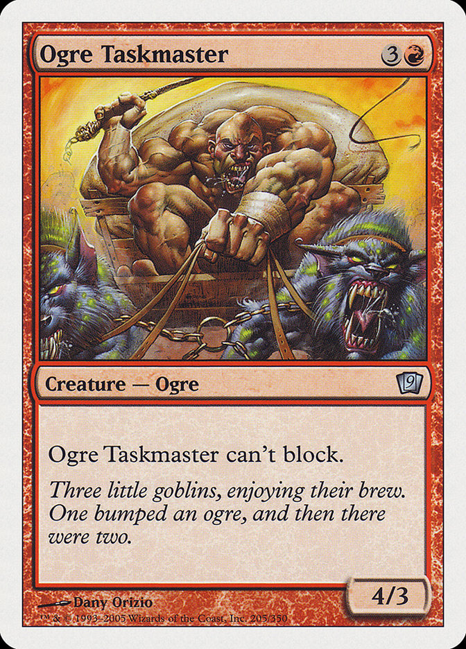 Ogre Taskmaster [Ninth Edition] Foil