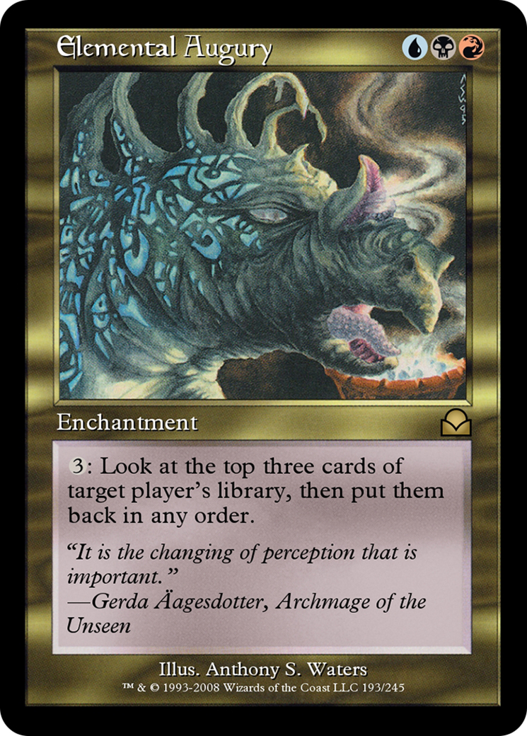 Elemental Augury  [Masters Edition II] Foil