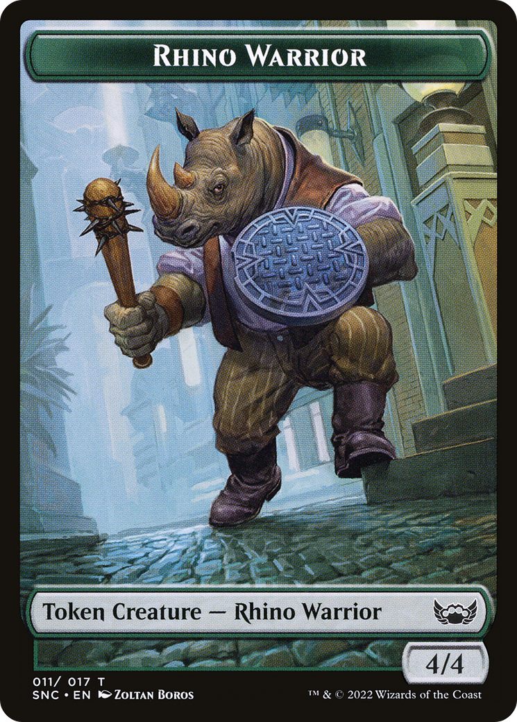 Rhino Warrior  [Streets of New Capenna Tokens]