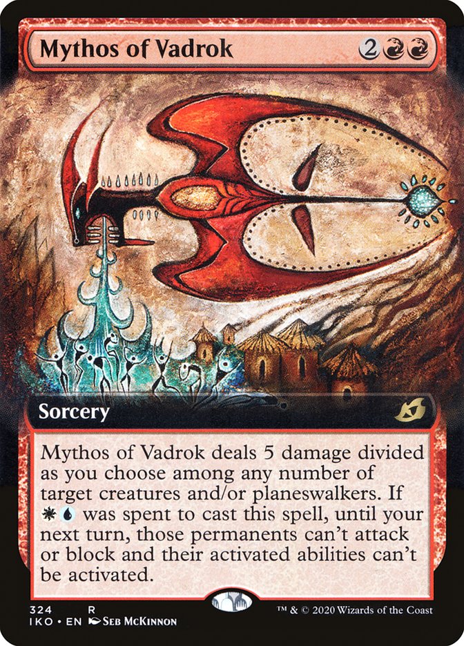 Mythos of Vadrok (Extended Art) [Ikoria: Lair of Behemoths] Foil